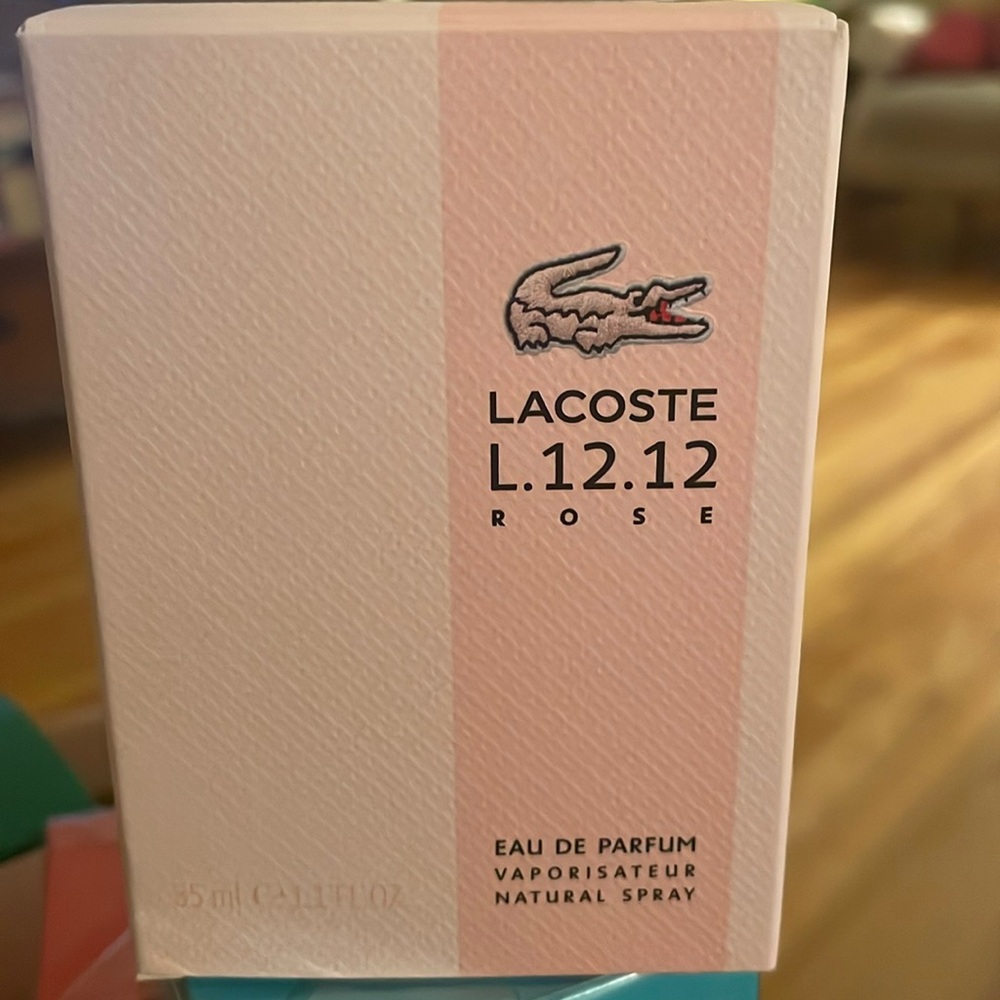 LACOSTE L.12.12 ROSE EDP 35ml BNIB NO CELLOPHANE